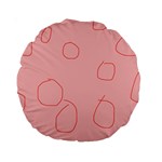 Drawing-2 Sketchpad Standard 15  Premium Round Cushions