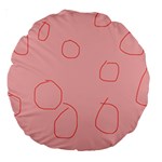 Drawing-2 Sketchpad Large 18  Premium Round Cushions