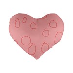 Drawing-2 Sketchpad Standard 16  Premium Heart Shape Cushions