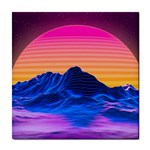 Outrun-vaporwave-hd-wallpaper-preview Tile Coaster