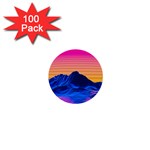 Outrun-vaporwave-hd-wallpaper-preview 1  Mini Buttons (100 pack) 