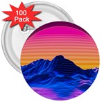 Outrun-vaporwave-hd-wallpaper-preview 3  Buttons (100 pack) 