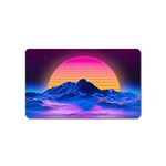 Outrun-vaporwave-hd-wallpaper-preview Magnet (Name Card)