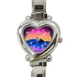 Outrun-vaporwave-hd-wallpaper-preview Heart Italian Charm Watch