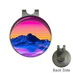 Outrun-vaporwave-hd-wallpaper-preview Hat Clips with Golf Markers