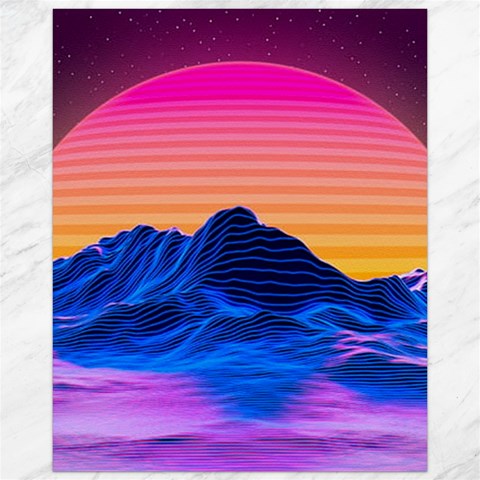 Outrun 15.75 x19.29  Canvas - 1