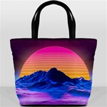 Outrun-vaporwave-hd-wallpaper-preview Bucket Bag