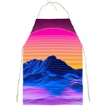 Outrun-vaporwave-hd-wallpaper-preview Full Print Apron