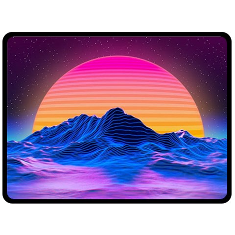Outrun 80 x60  Blanket Front
