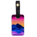 Outrun-vaporwave-hd-wallpaper-preview Luggage Tag (one side)
