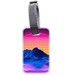 Outrun-vaporwave-hd-wallpaper-preview Luggage Tag (two sides)