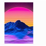 Outrun-vaporwave-hd-wallpaper-preview Small Garden Flag (Two Sides)