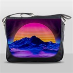Outrun-vaporwave-hd-wallpaper-preview Messenger Bag