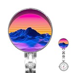 Outrun-vaporwave-hd-wallpaper-preview Stainless Steel Nurses Watch