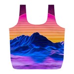 Outrun-vaporwave-hd-wallpaper-preview Full Print Recycle Bag (L)