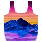 Outrun-vaporwave-hd-wallpaper-preview Full Print Recycle Bag (XL)