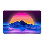 Outrun-vaporwave-hd-wallpaper-preview Magnet (Rectangular)