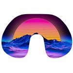 Outrun-vaporwave-hd-wallpaper-preview Travel Neck Pillow