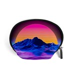 Outrun-vaporwave-hd-wallpaper-preview Accessory Pouch (Small)
