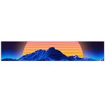 Outrun-vaporwave-hd-wallpaper-preview Large Flano Scarf 