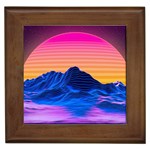 Outrun-vaporwave-hd-wallpaper-preview Framed Tile