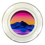 Outrun-vaporwave-hd-wallpaper-preview Porcelain Plates
