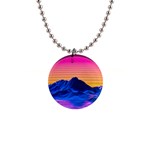 Outrun-vaporwave-hd-wallpaper-preview 1  Button Necklace