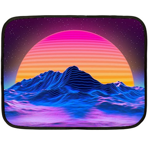 Outrun 35 x27  Blanket Front