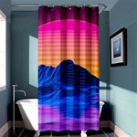 Outrun-vaporwave-hd-wallpaper-preview Shower Curtain 36  x 72  (Stall) 