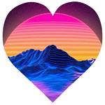 Outrun-vaporwave-hd-wallpaper-preview Wooden Puzzle Heart
