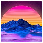Outrun-vaporwave-hd-wallpaper-preview Lightweight Scarf 