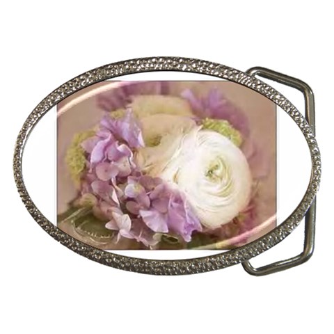 bouquet Belt Buckle from ArtsNow.com Front