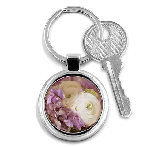 bouquet Key Chain (Round) from ArtsNow.com Front