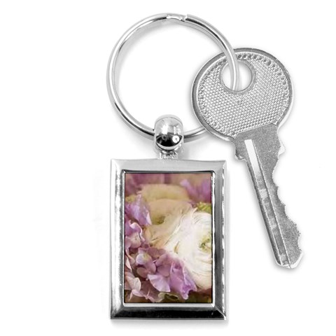 bouquet Key Chain (Rectangle) from ArtsNow.com Front