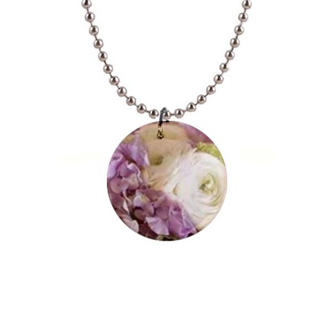 bouquet 1  Button Necklace from ArtsNow.com Front