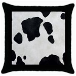 Pillow Happy  Throw Pillow Case (Black)