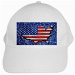 Usa-map-and-flag-on-cement-wall-texture-background-design-1591646654pet White Cap