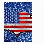 Usa-map-and-flag-on-cement-wall-texture-background-design-1591646654pet Small Garden Flag (Two Sides)