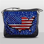 Usa-map-and-flag-on-cement-wall-texture-background-design-1591646654pet Messenger Bag