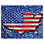 Usa-map-and-flag-on-cement-wall-texture-background-design-1591646654pet Double Sided Flano Blanket (Medium) 