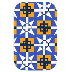 Shapes on a blue background                                                        Waist Pouch (Large) from ArtsNow.com Front