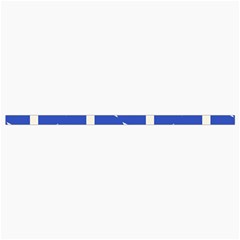 Shapes on a blue background                                                        Roll Up Canvas Pencil Holder (M) from ArtsNow.com Strap