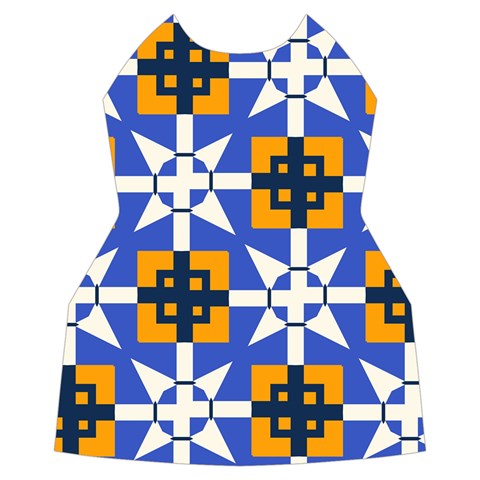 Shapes on a blue background Women s Long Sleeve Raglan Tee from ArtsNow.com Front