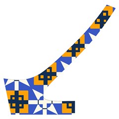 Shapes on a blue background                                                          Cross Back Hipster Bikini Set from ArtsNow.com Back Left