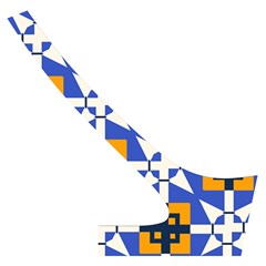 Shapes on a blue background                                                          Cross Back Hipster Bikini Set from ArtsNow.com Back Right