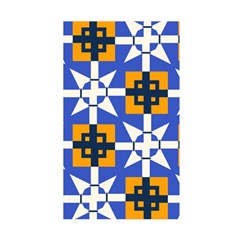 Shapes on a blue background                                                            Duvet Cover (Single Size) from ArtsNow.com Front