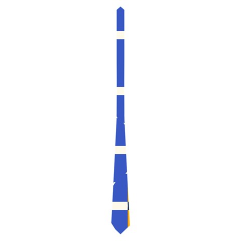 Shapes on a blue background                                                           Necktie from ArtsNow.com Front