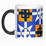 Shapes on a blue background                                                           Morph Mug