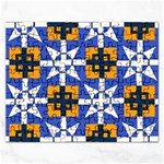 Shapes on a blue background                                                           Jigsaw Puzzle (Rectangular)