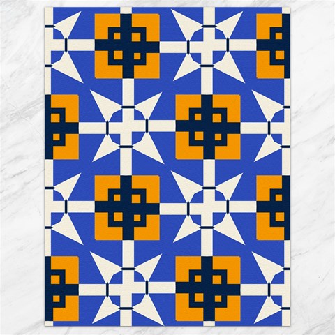 Shapes on a blue background                                                           Canvas 18  x 24  from ArtsNow.com 17.8 x23.08  Canvas - 1